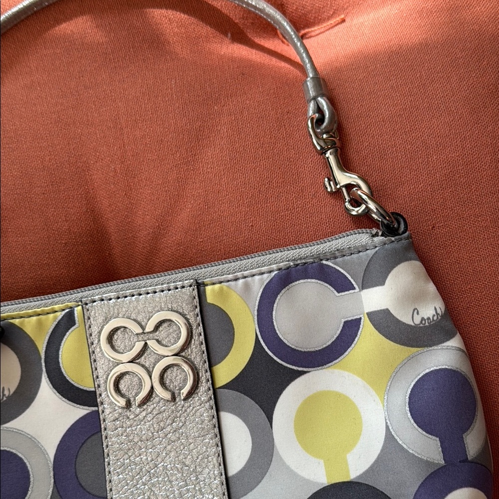 Coach Silver And Multicolor Patterned Women's Bag - image 3
